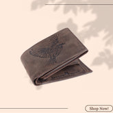 LONDON ALLEY Finch Vintage RFID Blocking Men's Leather Wallet